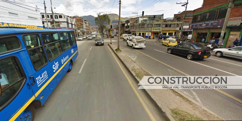 MALLA VIAL TRANSPORTE PÚBLICO DE BOGOTÁ--BOGOTÁ D.C.