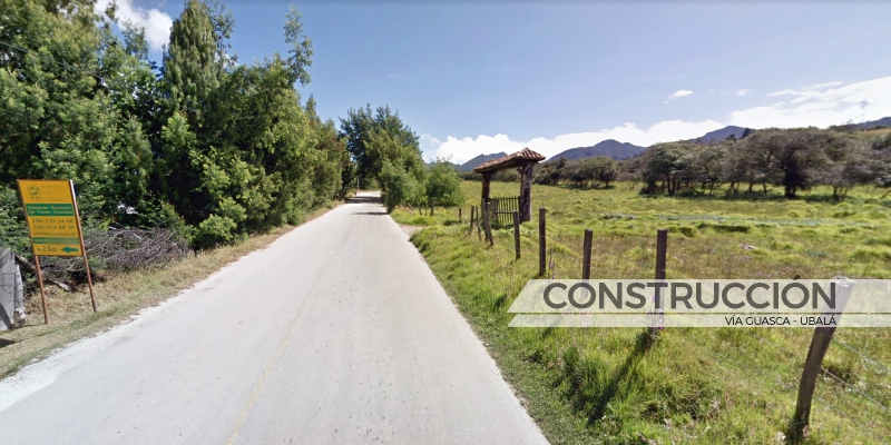VÍA GUASCA - UBALÁ--Departamento de Cundinamarca